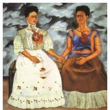 The Two Fridas c.1939 Canvas Giclee by Frida Kahlo