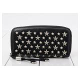 Jimmy Choo Star Studded Zippy Long Wallet