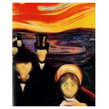 Anxiety c.1894 Giclee Canvas by Edvard Munch