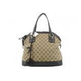 GUCCI GG Interlocking Canvas Shoulder Bag