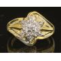 Antique Style Diamond Cluster Ring