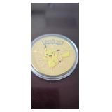 Gold Leafed Pokemon coin unverified