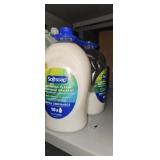 One and a half bottles of soft soap