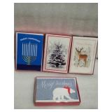 4 assorted Christmas cards