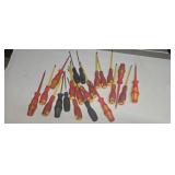 Lot of termination screwdrivers