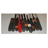 10 black Klein cable splicers