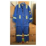 18 FR Coveralls With Sizes XLT, 2XLR, and LT