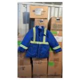 5 FR Insulated Parkas With Sizes 3XLR, 2XLR, and