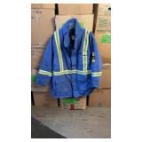 4 Insulated Parkas with sizes 46, 2XL, and 3XL