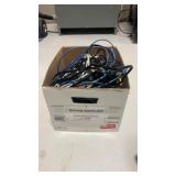 Bankers box of miscellaneous Office Cables