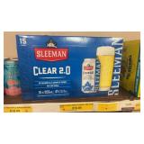 15 cans Sleeman clear 2.0