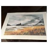 Valdez Water Color print by Stonington