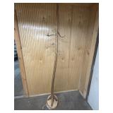 Natural log in antler coat rack 86 inches tall