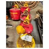 (5) 5 Gallon Safety Fuel Cans