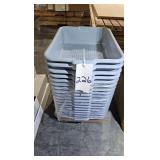 (18) Winco PLP5G Bus Tub Perforated