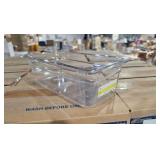 (24) Cases of Carlisle 1/3 by 4" Deep 3.8qt Plastic Food Pans with Built in Label (6) to a Case