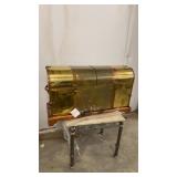 Brass Treasure Chest on stand