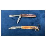 2 Small Antique Pocket Knives