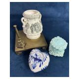 Lot of Desk Decor incl. Royal Delft and Norleans