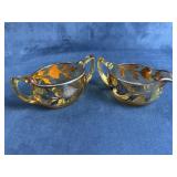 Vintage Creamer Pitcher and Sugar Bowl