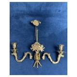 Solid Brass Wall Mount Candle Holder