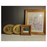 Assorted Pheasant Art and Mirror Decor