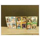 3 Topps Baseball Box Bottoms (1989,1990,1991)