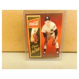 Mickey Mantle Coca Cola baseball card