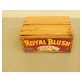 Royal blush wooden box 6X12X9