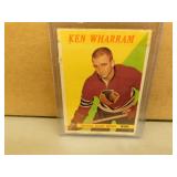 1958-59 Topps Ken Wharram #14 Hockey Card