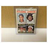 1964 Topps NL Pitching Leaders #3 Baseball Card