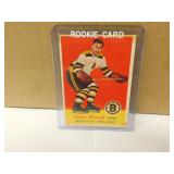 1957-58 Topps John Bucyk #10 Rookie Hockey Card