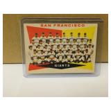 1960 Topps San Francisco Giants #151 Team Card