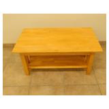 Wooden coffee table  24X42X18