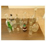 Collectible Bottles Various Sizes