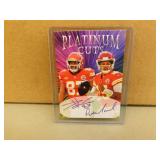 Platinum Cuts Patrick Mahomes /  Travis Kelce