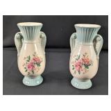 (2) Floral Bud Vases