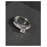 Stunning Platinum and Diamond 1.25 CTW Ring