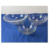 (3)Pyrex Mixing Bowl Set