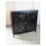 Modern Geometric Accent Cabinet