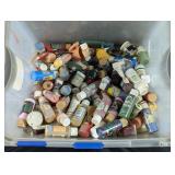 (1) Bin of Assorted Acrylic Paints