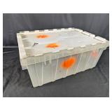 Large Plastic Storage Bin with Lid