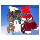 (6) Dog Costume Set: Holiday and Winter Themes