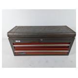 (1) Metal Tool Chest with Contents (Craftsman