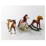 (3) Horse Toy Set