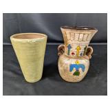 (2) Decorative Ceramic Vases