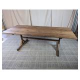 (1)Childrens Rustic Wood Farmhouse Dining Table