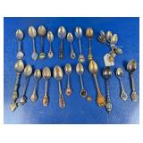 (23+) Collectible Souvenir Spoons Assortment