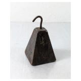 Antique Iron Pyramid Weight