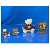 (4) Boydï¿½s Bears Collectible Figurines and Plush